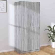 vidaXL Kleiderschrank Weiß