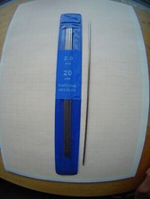 Strumpfstricknadeln - Stärke 2,0 mm  20 cm  5xNadeln=Nadelspiel - Hohl Edelstahl