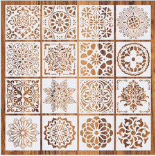 Mandala schablone set 16 - schablone, set,