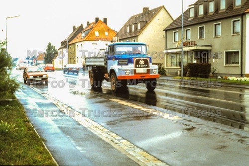 Lkw foto krupp baukipper - foto,