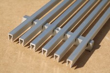 Heizungsgitter XXL 1,18 m x 0,10 m Alu eloxiert Heizkörperabdeckung Abdeckgitter