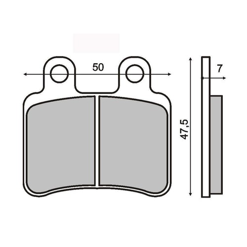 Bremsbeläge hinten peugeot - hinten,