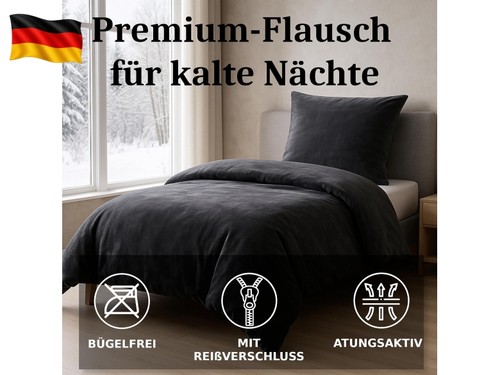 Winter plüsch bettwäsche - winter,