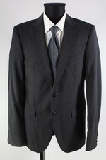 Strellson schwarz-gestreiftes Sakko Gr.94/S reine Schurwolle Top Zustand