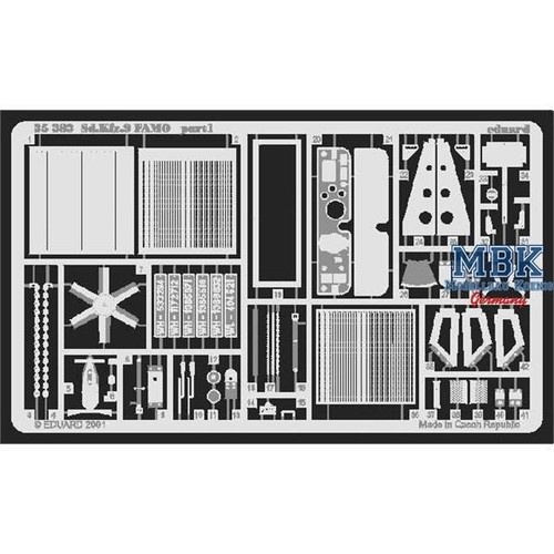 Eduard ed35383 kfz 9 - sd.kfz., famo