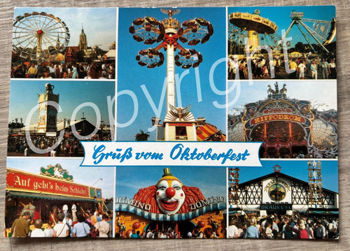 Postkarte oktoberfest - postkarte,