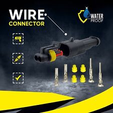 1-20 KFZ Auto Stecker Kontakt 2 Polig Superseal Steckverbinder Wasserdicht IP67