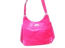 Handtasche Schultertasche rot "Eternal Love" PVC ca.28,5/23/9,5 cm Innenfutter,