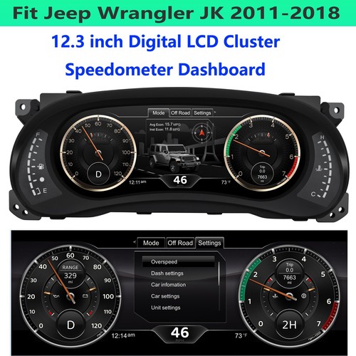 Digital lcd instrument cluster - digital,
