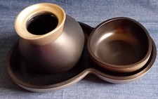 Georg Jensen " Quack" Zucker + Milch mit Tablett ohne OVP