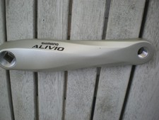 Shimano FC-M410/411 Tretkurbel Alu Kurbelarm Kurbel links 170mm 4-Kant silber