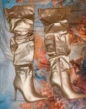 Luxus Overknees Stiefel US9