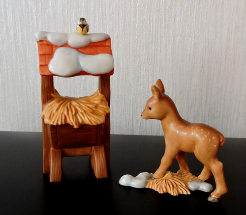 Goebel set futterkrippe mit - ,