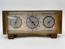 Vintage Retro Hygrometer SÜD CHEMIE Metall Glas Holz Temperatur Luftfeuchtigkeit
