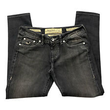 Jacob Cohen Jeans Hose Damen W31 Grau Stretch Schrittlänge 72 cm