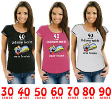 40 50 60 70 80 90 Jahre Geburtstag Damenshirt Damen T Shirt Geburtstags Girlie 1