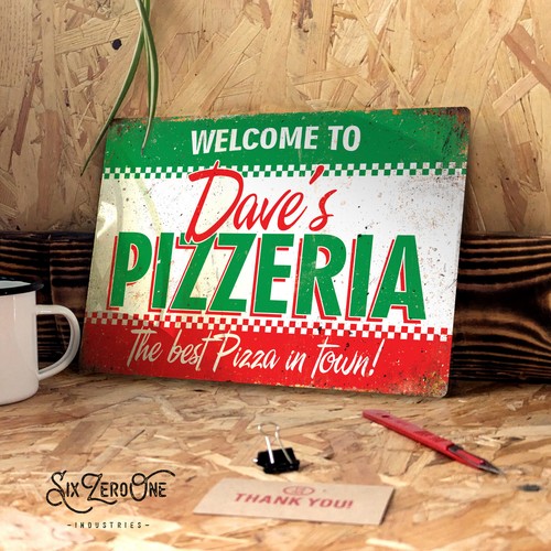 Personalisierte pizzeria - personalisierte,