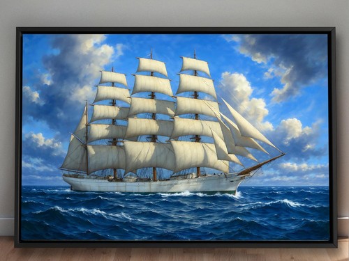 Segelschiff unter vollen