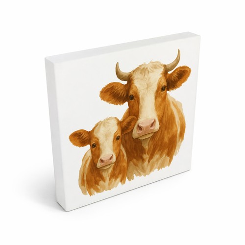 Kuh familie und - und, kalb