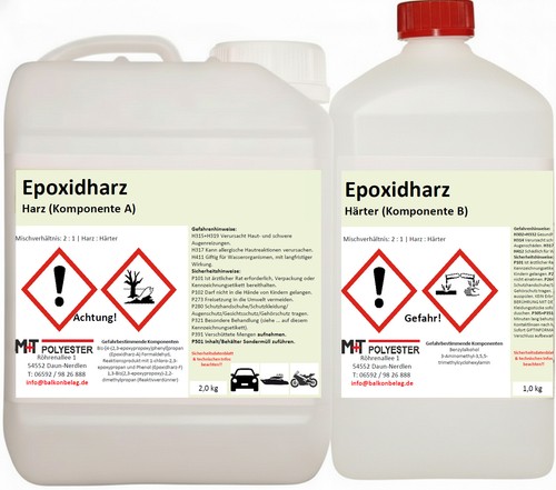 Epoxyharz glasklar uv - kg,