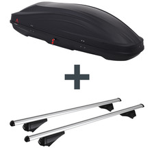 Dachbox G3 Spark 420 + Dachträger Menabo Tiger für BMW X4 Typ G02/ F98 Neuware