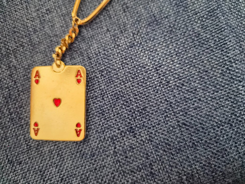 Schlüsselanhänger spielkarte - schlüsselanhänger,