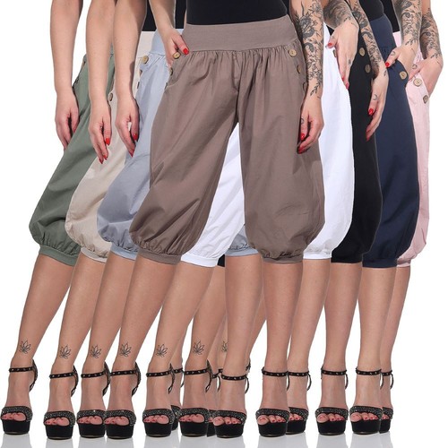 Damen hose capri freizeithose - hose,