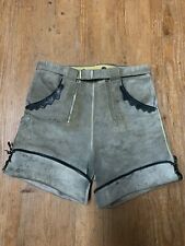 Trachtenhose  speckige kurze Lederhose Doppelzipp BW ca. 80.00 cm.