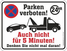 Warn-Schild Parken verboten