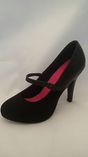 Schuhe Pumps mit Riemchen Laura Scott schwarz Gr. 37 39 NEU