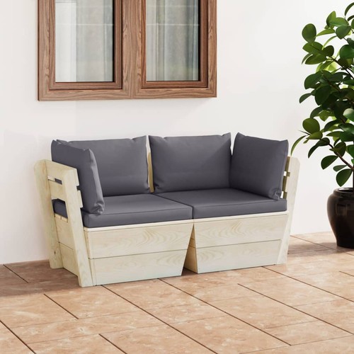 Fichtenholz palettensofa - fichtenholz,