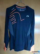 Newline Iconic Langarm Funktionsshirt, Gr. L, schwarz/orange, ungetragen, top