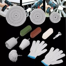 Chrom-Alu Felgen Polierset Polierscheibe Politur Polierköpfe Polierpaste KIT