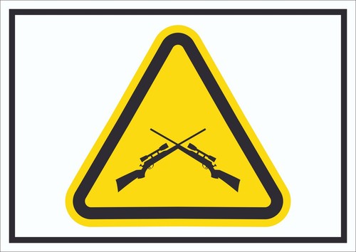 Vorsicht schusswaffengebrauch - vorsicht,