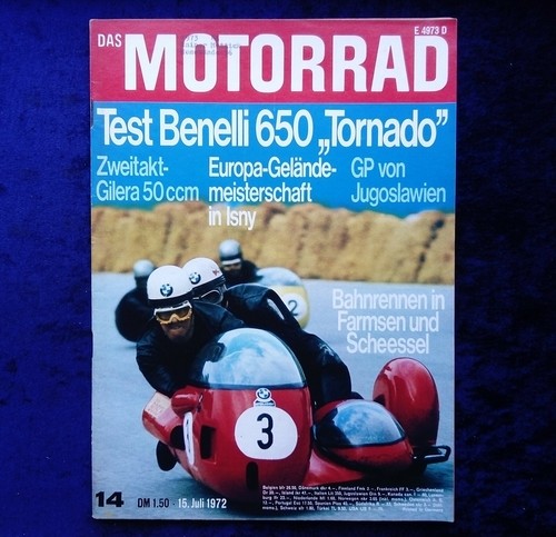 Motorrad 1972 test - test, benelli