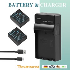 2X BLH-1 Akku 2600mAh + Ladegerät Für Olympus OM-D E-M1 Mark II Mark III E-M1X