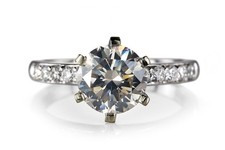 Ring 1 Brillant 1,21 ct S-Z/P1