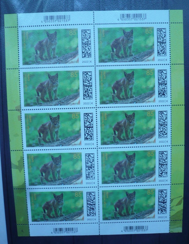 Bogen briefmarke cent - briefmarke,