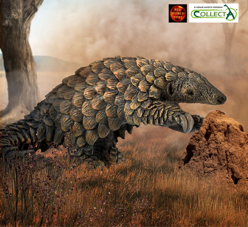 Pangolin wildlife toy model - toy,