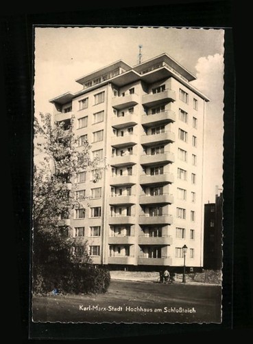 Ansichtskarte karl marx stadt - ansichtskarte, karl-marx-stadt