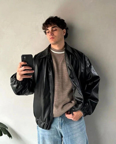 Herren oversized schwarz - oversized,
