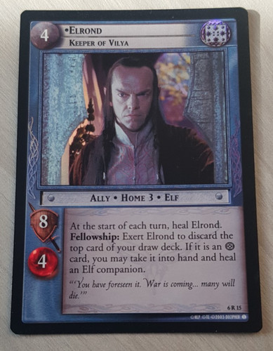 Elrond keeper vilya foil - of,