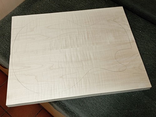 Flamed maple topset - flamed,