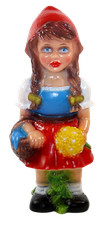 Deko Figur Rotkäppchen