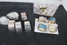 Serviettenringe TCM  4 Stück  - stark angelaufen - 1 x 6 Stück  - Silberfarben