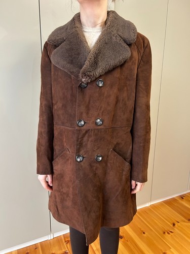 Herren wildledermantel mit - herren,