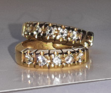 MONCARA Creolen,  0,50ct. Brillant-Ohrringe  Gold 585/14k ungetragen