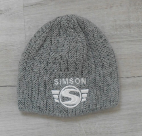 Hellgraue simson strickmütze - simson,