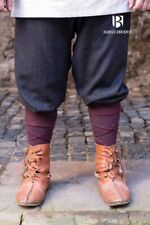 Rushose Ivar Fischgrät Schwarz/Grau Mittelalter Gewandung Hose Pluderhose