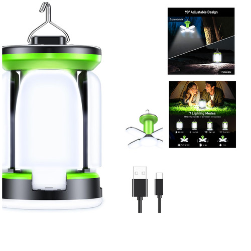 Led campinglampe 2000l modi - led,